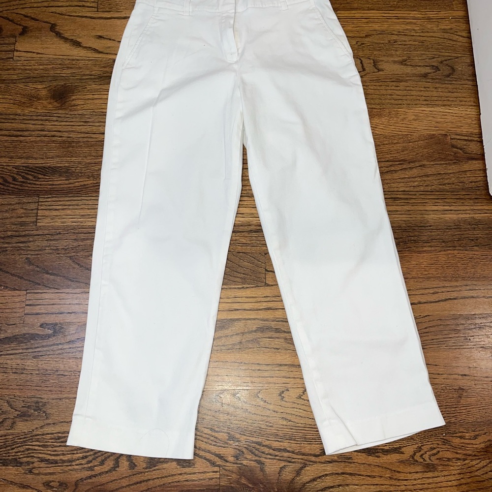 Briggs New York White  crop  casual Pants size 10p